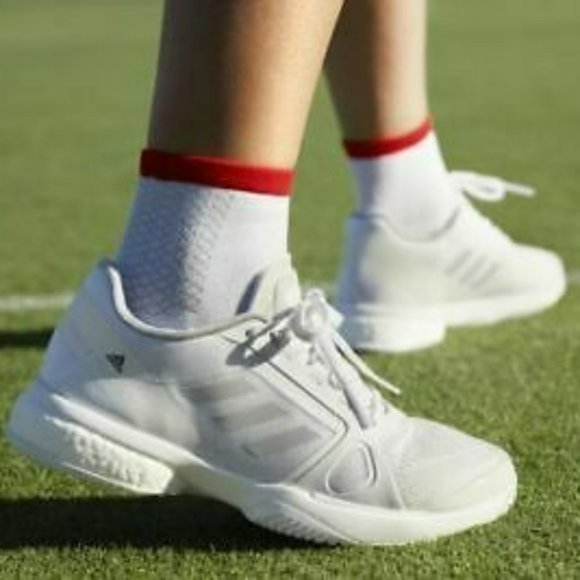 NWT Adidas Stella McCartney Women Tennis Boost Shoes White 9.5 main image 1